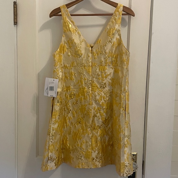 New Mestiza Elmarie Champagne Gold Mini Dress size 6 - Picture 8 of 17